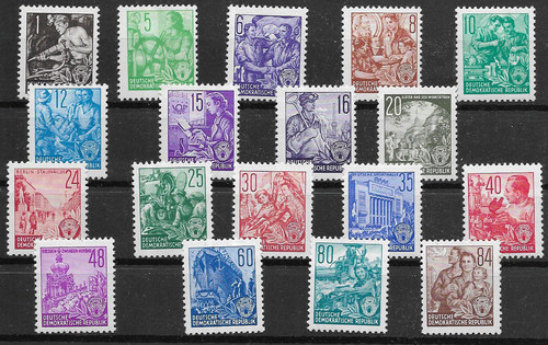 Ddr minr 362 379 - minr, postfrisch