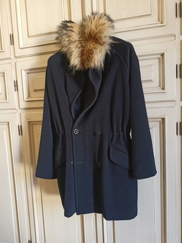 Cappotto lana nero donna con - cappotto,