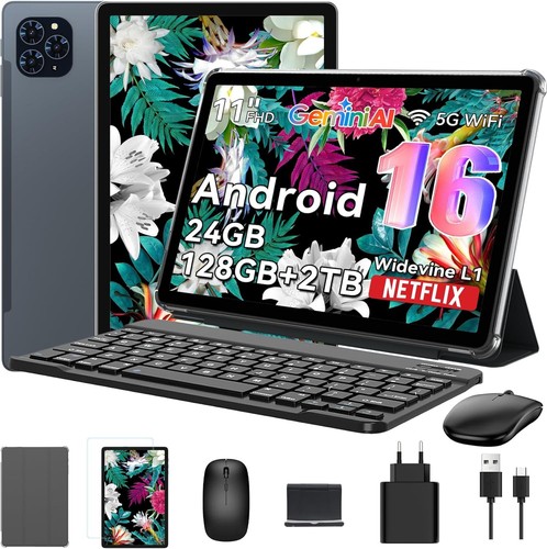 Android tablet con tastiera - 16,