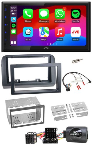 Jvc bluetooth 2din volante dab - bluetooth,