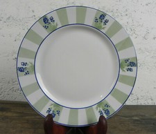 PIATTO PIANO Cipa in Porcellana PORCELLANE ITALY Vintage Design con FIORI Blu 