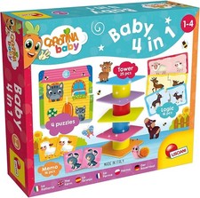 Lisciani Giochi - Carotina Giocattolo 4 In 1 Gioco Educativo 1 - 4 anni +