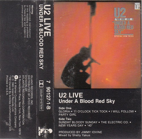 Live under a blood red - blood,