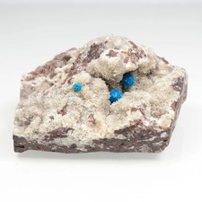 Cavansite sur stilbite -