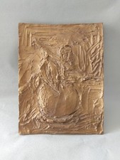 Scultura In Bronzo  Bassorilievo Ultimi  Decenni Del 900