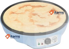 Bestron ASW602Z Macchine Per Crepes Con Rivestimento Antiadesivo In Metallo, Blu