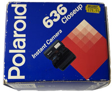 Polaroid 636 Close Up fotocamera istantanea 600 pellicola in scatola vintage non testata retrò