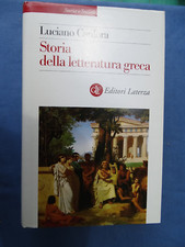LUCIANO CANFORA-STORIA DELLA LETTERATURA GRECA-LATERZA 2001-PRIMA ED-COME NUOVO