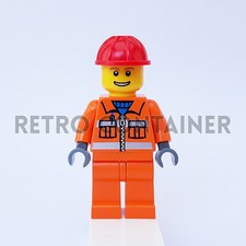 LEGO Minifigures - 1x cty034 - Construction Worker - Omino Minifig Set 7633 7992