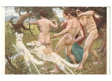 arte in cartolina - scena di