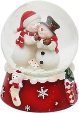 Palla di vetro con neve