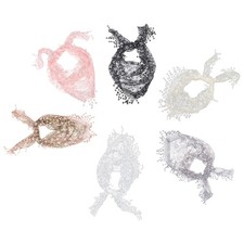  6pcs mantilla velo triangolo