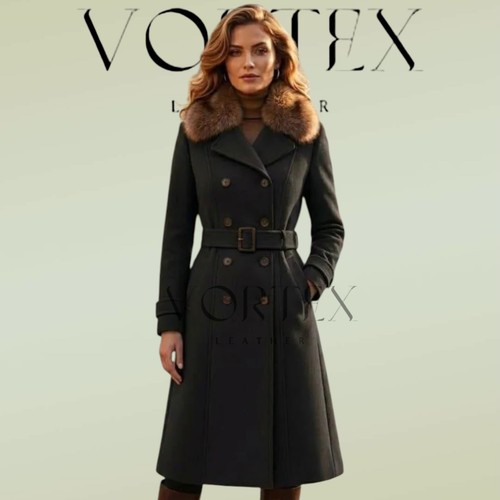 Cappotto donna nero - , pelle