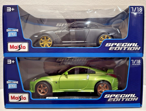 Maisto verde nissan 350z - maisto,