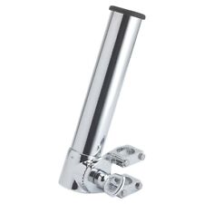 PORTACANNA DA  BARCA IN OTTONE CROMATO PER TUBI BATTAGLIOLA mm22-30 PESCA TRAINA