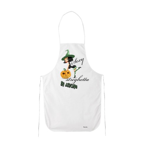 Grembiule cucina bianco con - cucina,