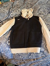 Stock Pinstripe Fleece Hooded