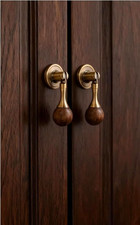 2 pomelli estraibili per ante