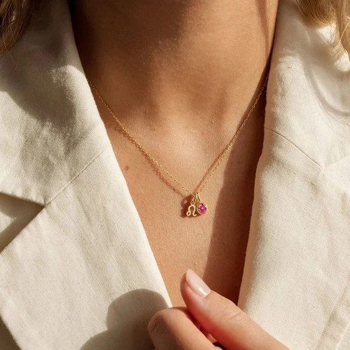 Collana pietra nascita zodiaco - pietra,