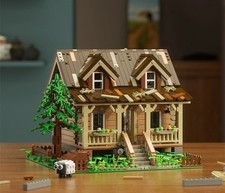 Cabina in legno illuminazione