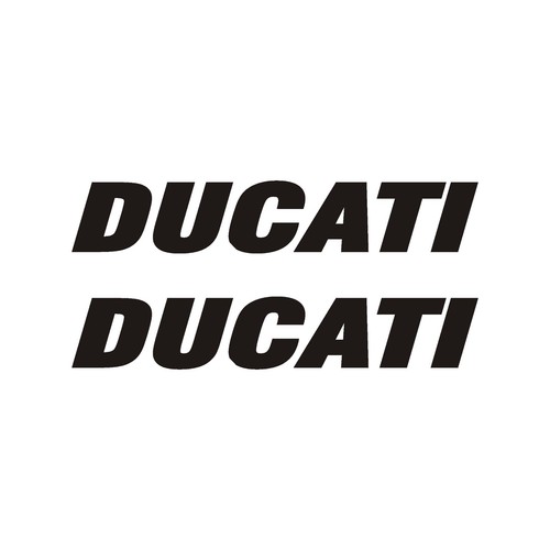 Adesivo ducati nero per - adesivo,