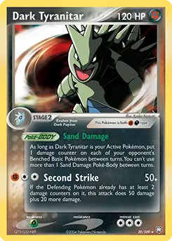 Dark tyranitar 109 - -, 20/109