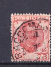 FRANCOBOLLI Italia Regno 1926 Floreale 75 c. SAS201 Varietà  FX1