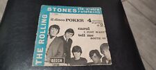 45 EP  IL DISCO POKER   THE  ROLLING  STONES    DECCA  F - 11999  ANNO  24.11.64