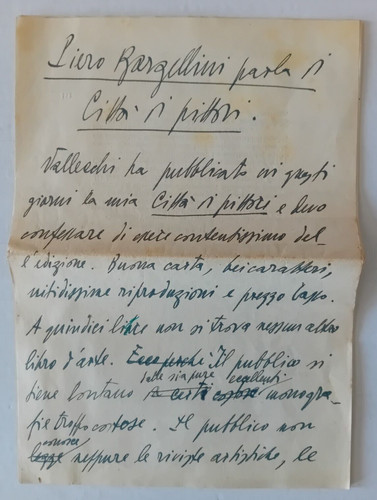 Manoscritto piero - manoscritto, di
