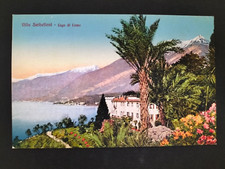 VILLA SERBELLONI LAGO DI COMO PANORAMA LOMBARDIA MOLO CASA ED. BRUNNER MONTE