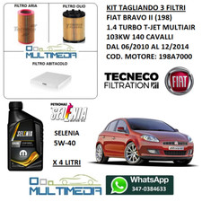 TAGLIANDO FILTRI OLIO SELENIA