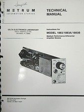 Metrum Model 1883/1883A/1883B