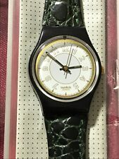 Orologio da polso SWATCH Lady RAISSA (LB131)-Top-Condit.-Pelle-Classico-Vintage