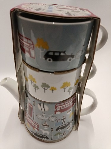 London themed teapot - teapot, and