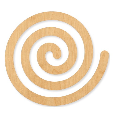 Ritaglio legno spirale - legno,