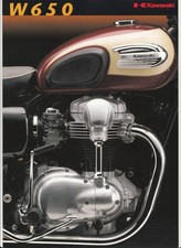 Brochure depliant Kawasaki W