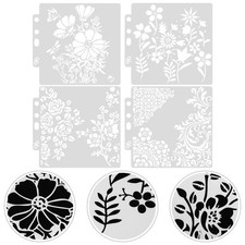  4 Pcs Wall Art Stencils Per