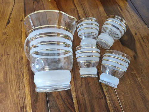 Set vetro pezzi brocca - vetro, 5