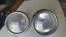 Coppia fanali epoca Maggiolone Maggiolino Beetle headlights couple
