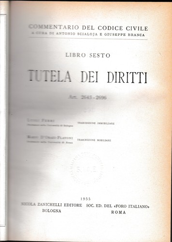 Commentario del codice civile - del,