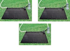 OFFERTA 3 Pannelli Pannello solare termici riscaldatore acqua piscina Intex 286