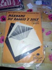 COD. 59 MANNAME 'NU RAGGIO 'E SOLE IV FESTIVAL NAPOLI 1956