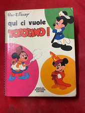 CARTONATO COLLANA CAROSELLO  QUI CI VUOLE TOPOLINO PRIMA EDIZIONE OTTIMO DISNEY