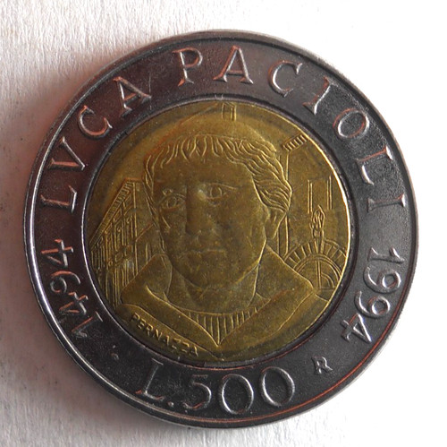 1994 italy 500 lire - italy,