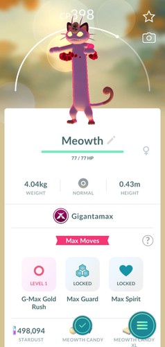 Pokémon gigantamax meowth - pokémon,