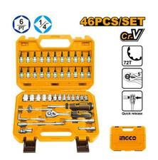 Set Chiavi Cricchetto Chiavi a Bussola Professionale da 1/4" in Valigetta