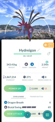 Hydreigon pokemon con retro - con,