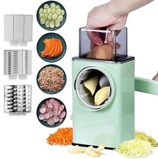 Affettatrice manuale a manovella multifunzione affetta taglia verdure