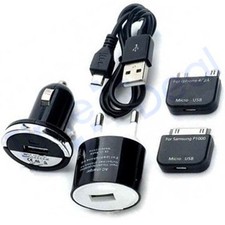 Alimentatore Carica Batteria 5in1 rete auto iPhone 3G/3GS 4 iPod 1 2 3 4 5 touch
