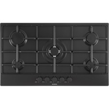  CON DIFETTI SCHOCK STS955BK PIANO COTTURA 90CM 5 FUOCHI A GAS NERO OPACO